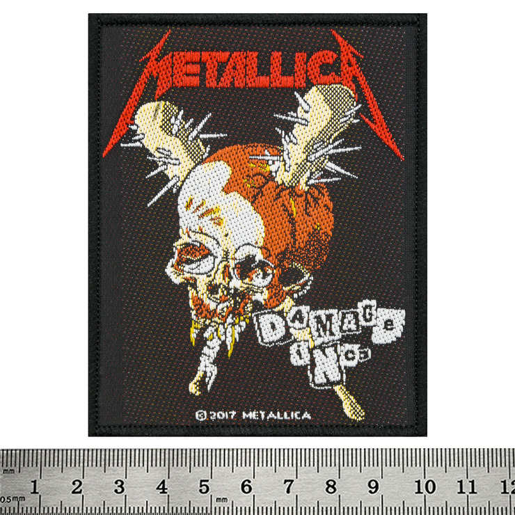 Нашивка ткана METALLICA - DAMAGE INC. (ofp-381)