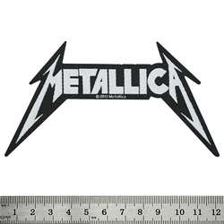 Нашивка ткана METALLICA - SHAPED LOGO (ofp-385)
