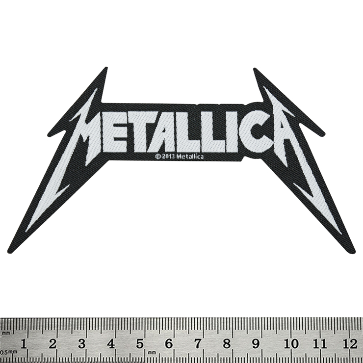 Нашивка ткана METALLICA - SHAPED LOGO (ofp-385) Нашивка ткана METALLICA - SHAPED LOGO (ofp-385)