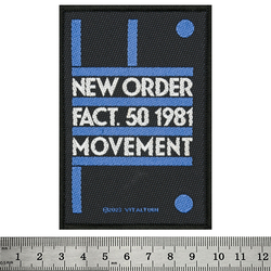 Нашивка ткана NEW ORDER - FACT 50 (ofp-388)