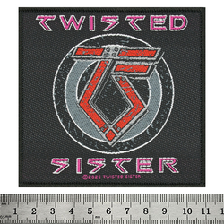 Нашивка ткана TWISTED SISTER - TS LOGO (ofp-390)