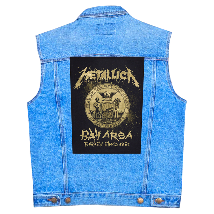 Нашивка наспинна катана METALLICA - BAY AREA THRASH (olbp-130)