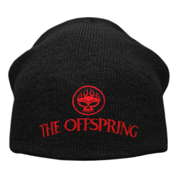 Шапка біні THE OFFSPRING - SKULL LOGO (з вишитим логотипом) heol-018