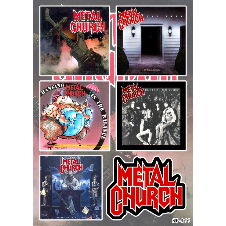 Стікерпак Metal Church SP-266