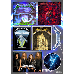 Стікерпак Metallica (Ride the Lightning) SP-264