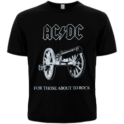Футболка AC/DC - FOR THOSE ABOUT TO ROCK (Officially Licensed)