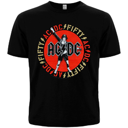 Футболка AC/DC - ANGUS EMBLEM 50th Anniversary (Officially Licensed)