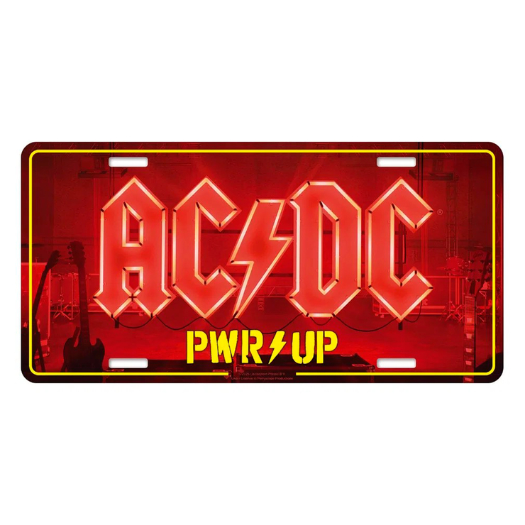 Подарочная табличка AC/DC - PWR UP (npol-001) Подарочная табличка AC/DC - PWR UP (npol-001)