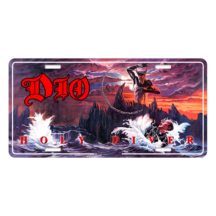 Подарочная табличка DIO - HOLY DIVER (npol-005) Подарочная табличка DIO - HOLY DIVER (npol-005)