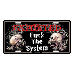 Подарункова табличка THE EXPLOITED - FUCK THE SYSTEM (npol-012)
