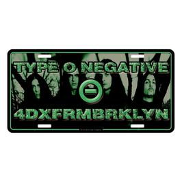 Подарункова табличка TYPE O NEGATIVE - 4DXFRMBRKLYN (npol-013) Подарункова табличка TYPE O NEGATIVE - 4DXFRMBRKLYN (npol-013)
