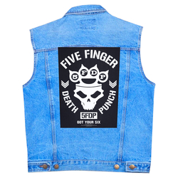 Нашивка наспинна катана FIVE FINGER DEATH PUNCH - GOT YOUR SIX (olbp-157)