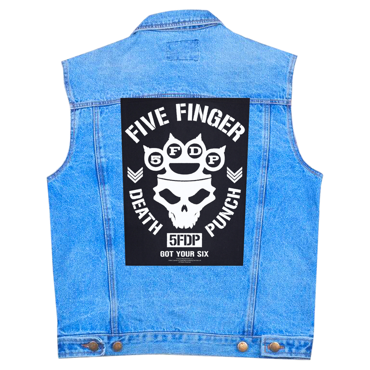 Нашивка наспинна катана FIVE FINGER DEATH PUNCH - GOT YOUR SIX (olbp-157)