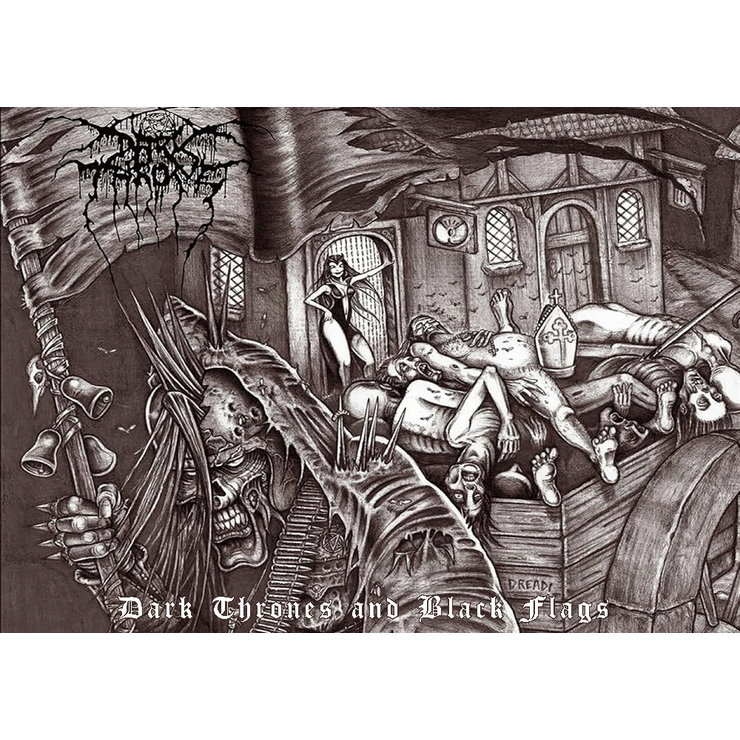 Плакат Darkthrone (Dark Thrones and Black Flags) Плакат Darkthrone (Dark Thrones and Black Flags)