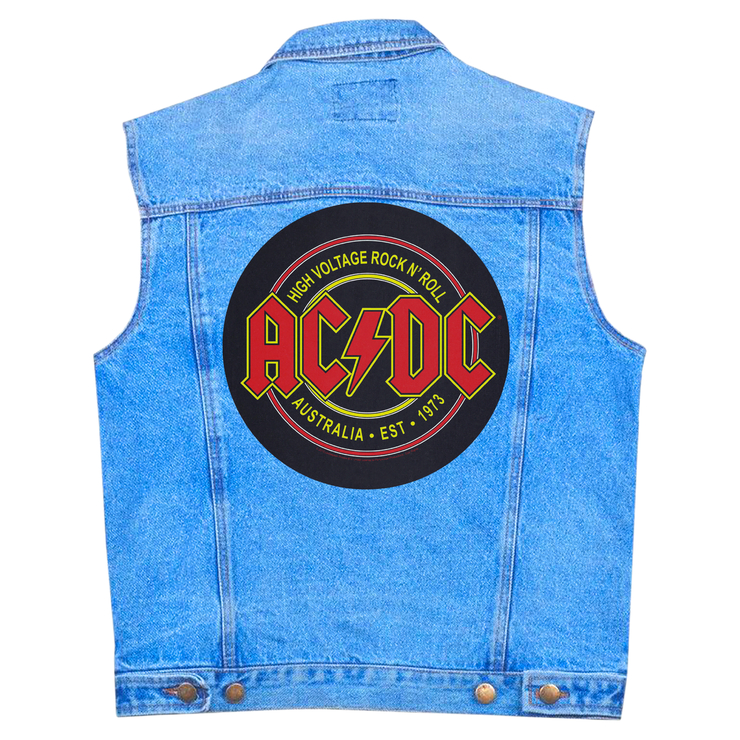 Нашивка наспинна катана AC/DC - HIGH VOLTAGE ROCK N ROLL (olbp-164)