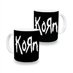Чашка Korn (white logo)