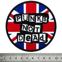 Нашивка Punk’s Not Dead (Британский флаг)