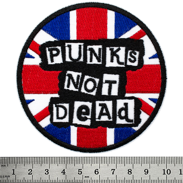 Нашивка Punk’s Not Dead (Британский флаг) Нашивка Punk’s Not Dead (Британский флаг)