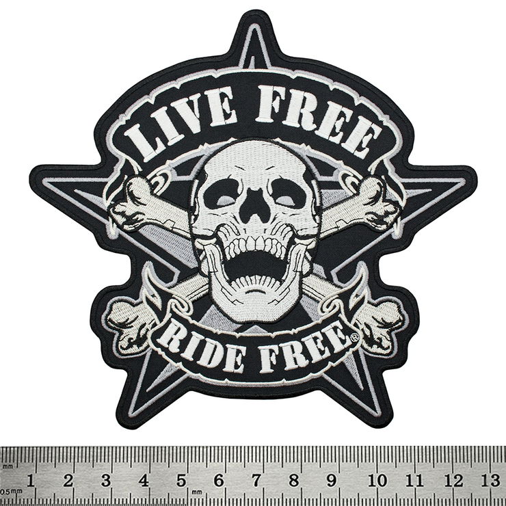 Нашивка "Live Free, Ride Free" Нашивка "Live Free, Ride Free"