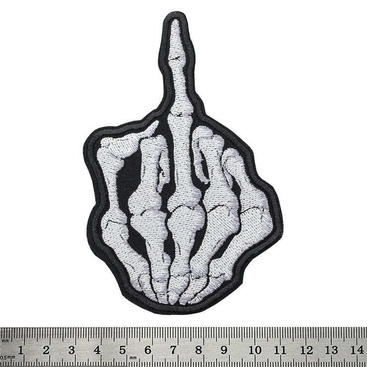 Нашивка Skeleton Middle Finger Нашивка Skeleton Middle Finger