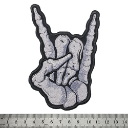 Нашивка Skeleton Sign of the Horns (коза)