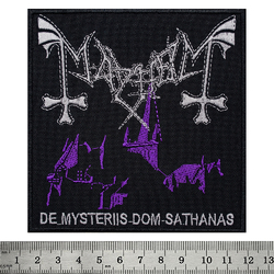 Нашивка Mayhem "De Mysteriis Dom Sathanas" Нашивка Mayhem "De Mysteriis Dom Sathanas"