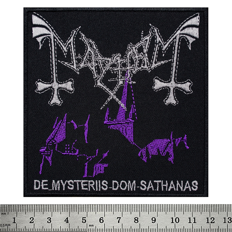 Нашивка Mayhem "De Mysteriis Dom Sathanas"