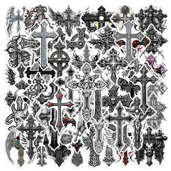 Набір стікерів Gothic Crosses (stk-107), 52 шт.