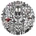 Набір стікерів Gothic Crosses (stk-107), 52 шт. Набір стікерів Gothic Crosses (stk-107), 52 шт.