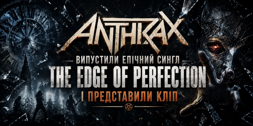 Anthrax випустили The Edge of Perfection - новий сингл і кліп Anthrax випустили The Edge of Perfection - новий сингл і кліп