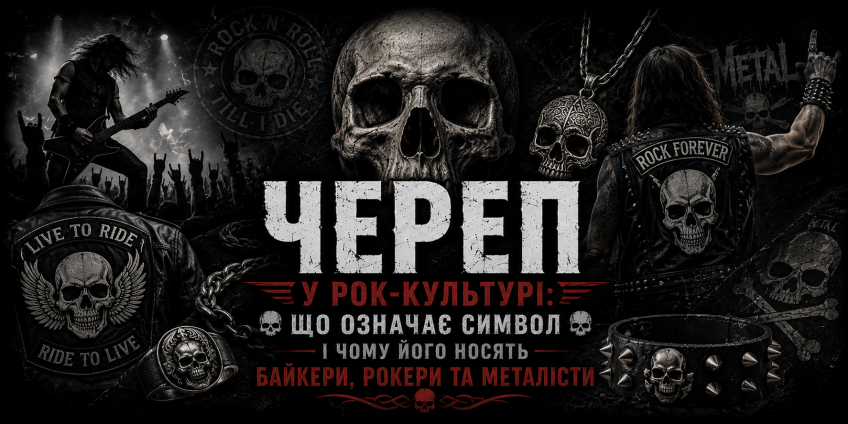 Череп у рок-культурі: значення символу і мерч Череп у рок-культурі: значення символу і мерч
