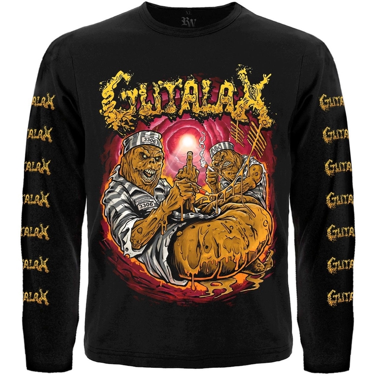 Футболка з довгим рукавом Gutalax "Asscatraz" Футболка з довгим рукавом Gutalax "Asscatraz"