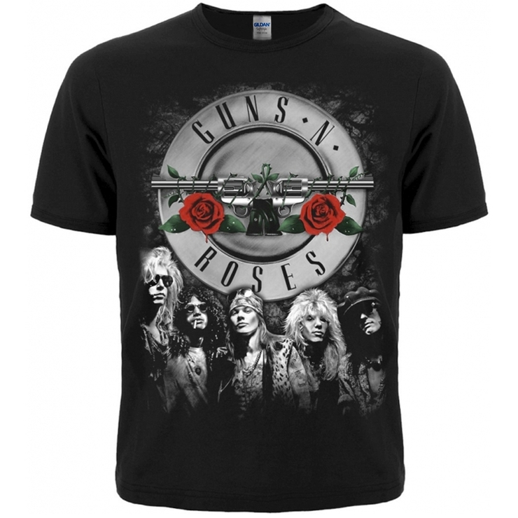 Футболка Guns’n’Roses (лого+фото групи) Футболка Guns’n’Roses (лого+фото групи)