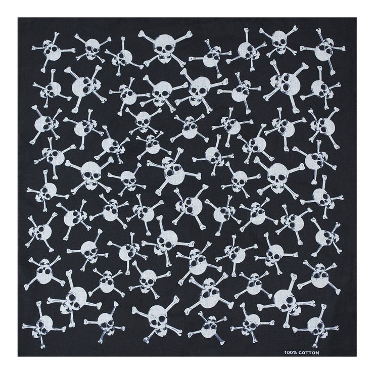 Бандана Черепа (чорна мітка)