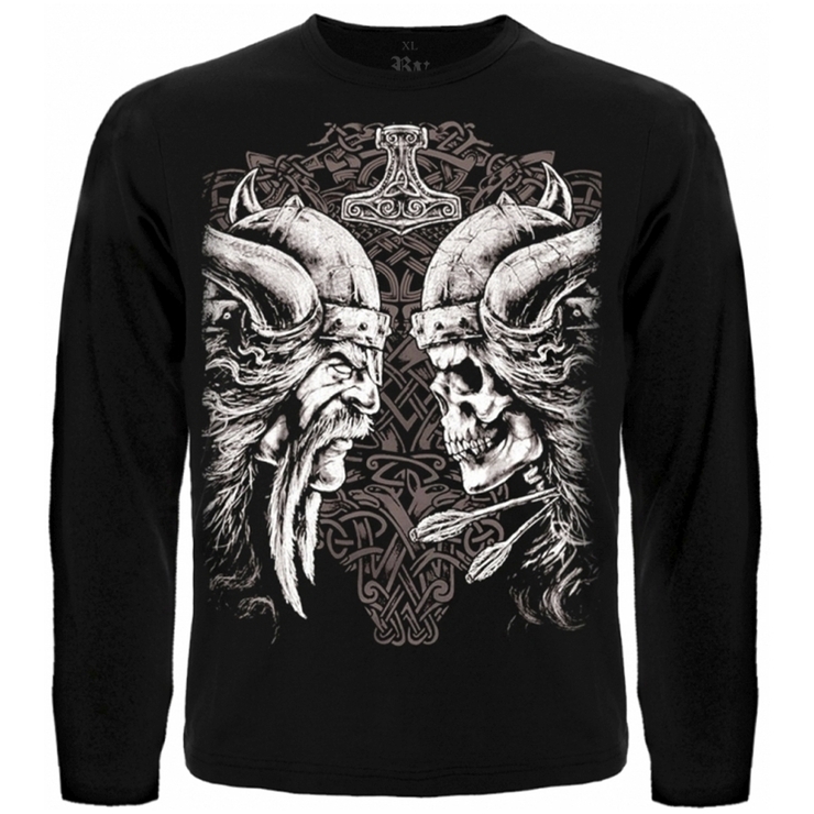 Футболка з довгим рукавом Viking With Skull Футболка з довгим рукавом Viking With Skull
