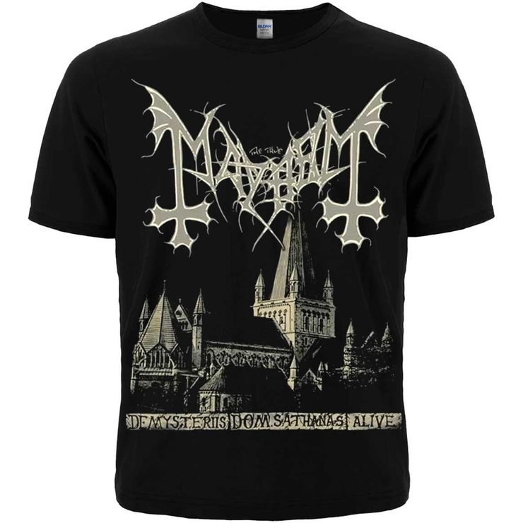 Футболка Mayhem "De Mysteriis Dom Sathanas" Футболка Mayhem "De Mysteriis Dom Sathanas"