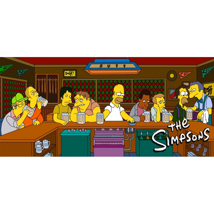 the last supper simpsons