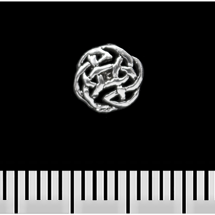 Серьга-гвоздик Кельтское плетение (серебро, 925 проба) Серьга-гвоздик Кельтское плетение (серебро, 925 проба)