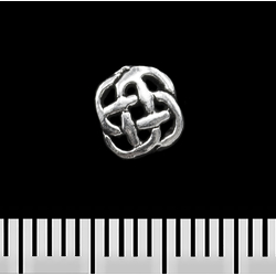 Серьга-гвоздик Кельтский узел 2 (серебро, 925 проба)