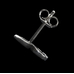 Сережка-гвоздик Скрипковий ключ (срібло, 925 проба) (st-006) Сережка-гвоздик Скрипковий ключ (срібло, 925 проба) (st-006)