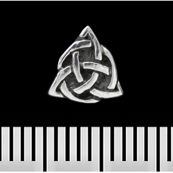 Серьга-гвоздик Трикветр (серебро, 925 проба) (st-010)