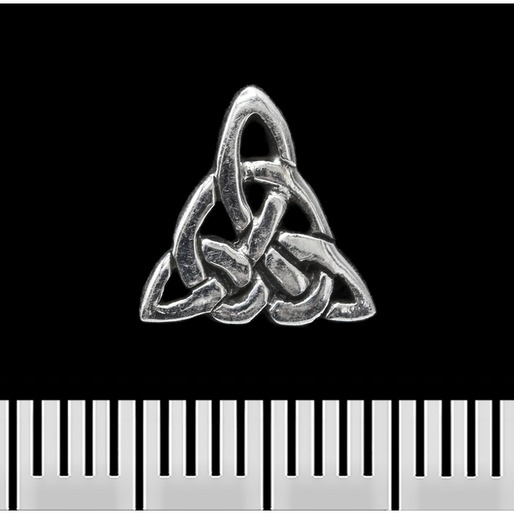 Сережка-гвоздик Трикветр кельтське плетіння (срібло, 925 проба) (st-015) Сережка-гвоздик Трикветр кельтське плетіння (срібло, 925 проба) (st-015)