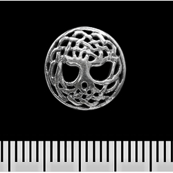 Серьга-гвоздик Дерево Жизни (серебро, 925 проба) (st-019)