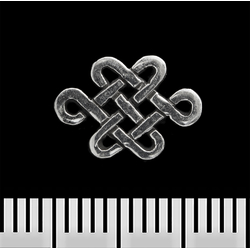 Серьга-гвоздик Кельтский узор (серебро, 925 проба) (st-027)
