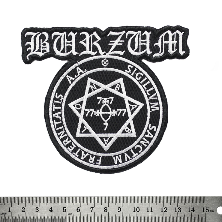Нашивка Burzum "Sigillum Sanctum Fraternitatis A.A." Нашивка Burzum "Sigillum Sanctum Fraternitatis A.A."