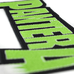 Нашивка термо Pantera (green logo) наспинная (thps-033) Нашивка термо Pantera (green logo) наспинная (thps-033)