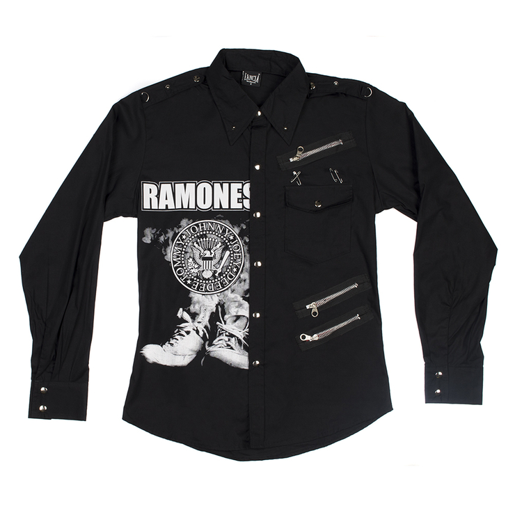 Рубашка Ramones "Gabba Gabba Hey!" Рубашка Ramones "Gabba Gabba Hey!"