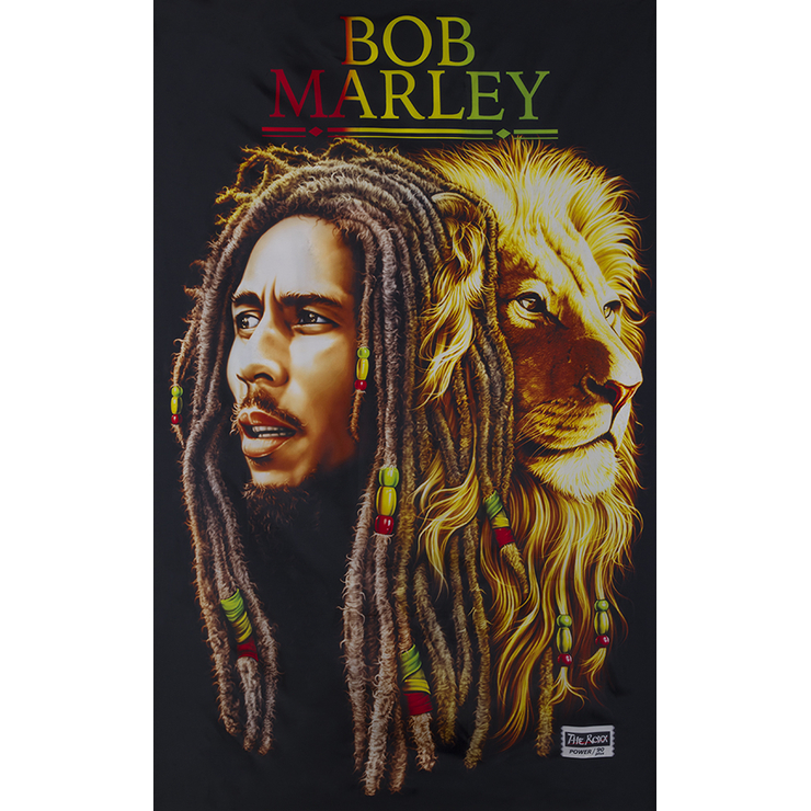 Флаг Bob Marley (Lion) (FR-10) Флаг Bob Marley (Lion) (FR-10)