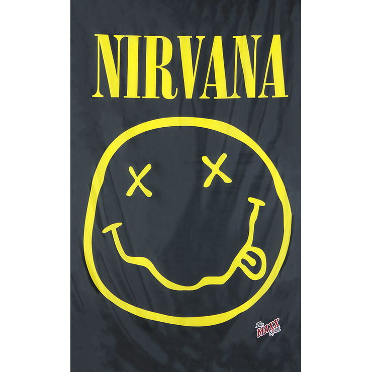 Флаг Nirvana (smile) (FR-23) Флаг Nirvana (smile) (FR-23)