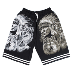 Шорти Індіанський вождь з вовками (Red Rock)